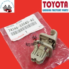 Toyota NEW GENUINE OEM TOYOTA CAMRY COROLLA VENZA IVORY SUN VISOR HOLDER 74348-33040-A0