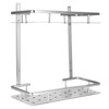 Space Aluminum Bathroom Shelf RustProof Shower Rack Kitchen Storage Basket