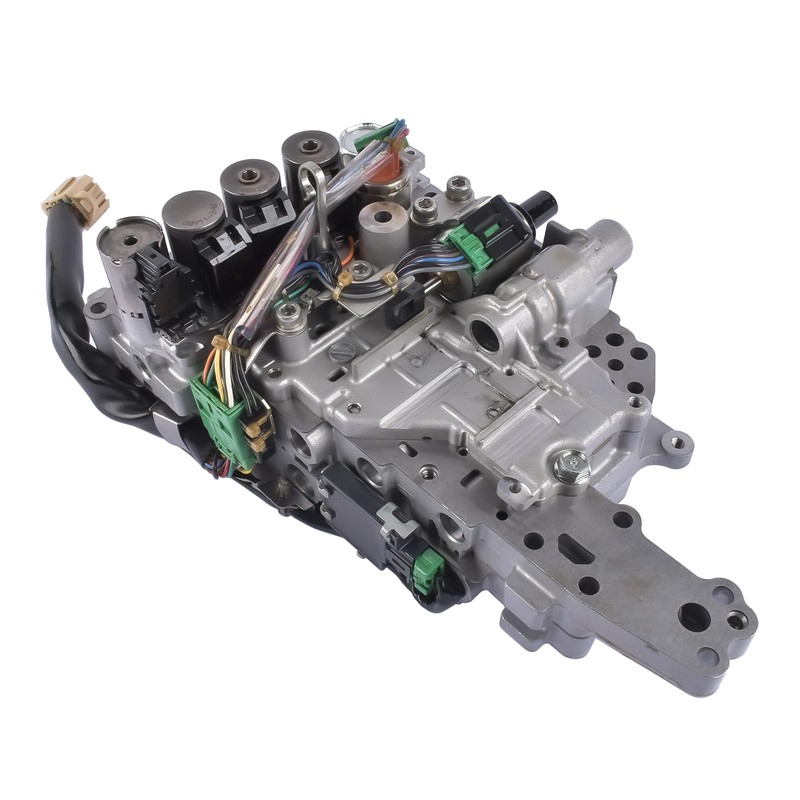 TEKKOAUTO Transmission Valve Body with Stepper Motor Replacement for Nissan