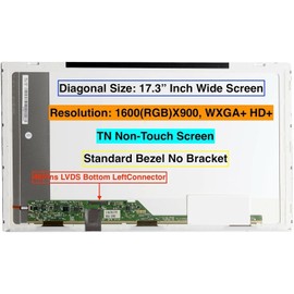 EM EMAJOR TECH New Screen Replacement for LTN173KT03-H01 1600X900 HD+ Non-Touch LCD LED Display with Tools