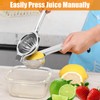 Stainless Steel Manual Lemon Squeezer, Heavy Duty Orange Hand Press