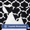 Smiry 2 Pack Rectangle Table Cloth 4 Foot, Waterproof Elastic