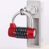 Gym Locker Lock,5 Letter Word Lock,5 Digit Combination Lock,Safety Padlock