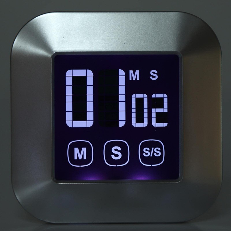 Nikou Touch Screen Kitchen Timer Digital Timer with Large LED