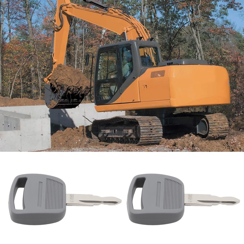 Briny River 5pcs Excavator Ignition Key Replacement Part CNH1 Compatible