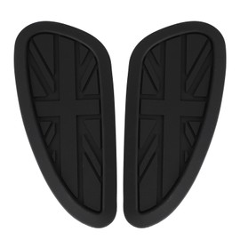 Topteng Motorcycle Side Grip Tank Pads, Fuel Tank Knee Pads Union Jack For Bonnevi-lle T100 Thruxton Scrambler T120