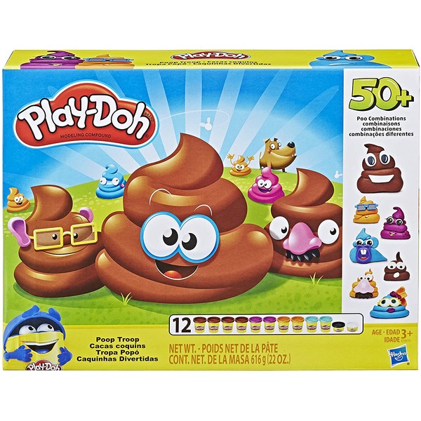Play-Doh Poop Troop Set with 12 Cans