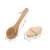 minkissy Body Scrub Brush Set 2pcs Bath Brush for Adults