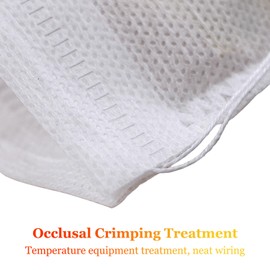 Yzurbu 50pcs 6''x8'' Tea Filter Bags for Loose Leaf Tea, Tea Bags with Drawsting for Hot Tea, Ice Tea & Cold Brew