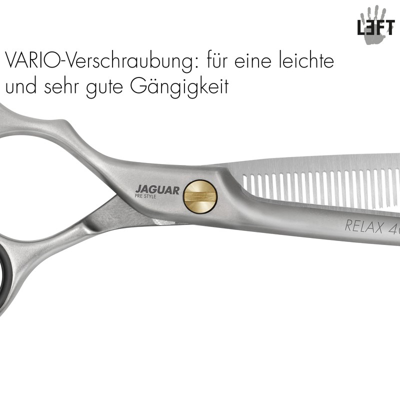 JAGUAR Pre-Style Relax 40 Left Handed Modelling Scissors with 40