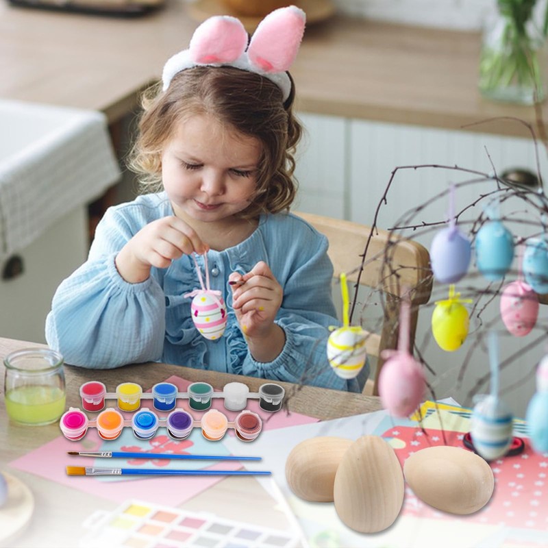Egg Mazing Decorating Kit - Wooden Easter Eggs & Pysanky