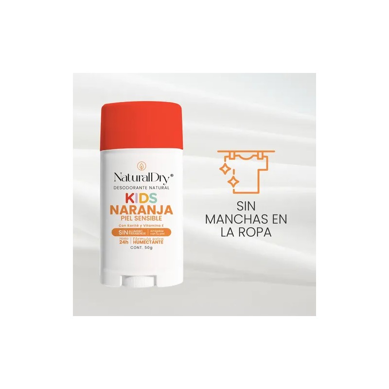 Desodorante barra Naturaldry Desodorante naranja pack de 2 u