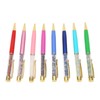 8PCS Crystal Ballpoint Pen Fashionable Colorful Bling Crystal Pens for