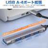 Besince USB Hub Type-C to USB3.0 1 Port USB2.0 3