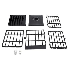 Mobile Phone Jail with Timer Cell Phones Prison Lock Up Safe Smartphone Stand Holder Classroom Home Table Office Storage Gadget All Black
