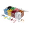 Marbig 975262 Paper Clips asstd Colours Box 800 asstd