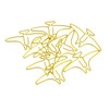 100pcs Paper Clips Prevent Slip Cute Animal Shaped Decorative Metal