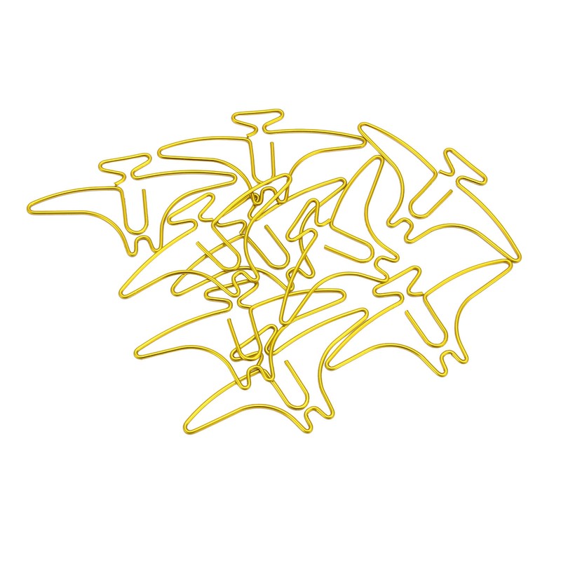 100pcs Paper Clips Prevent Slip Cute Animal Shaped Decorative Metal
