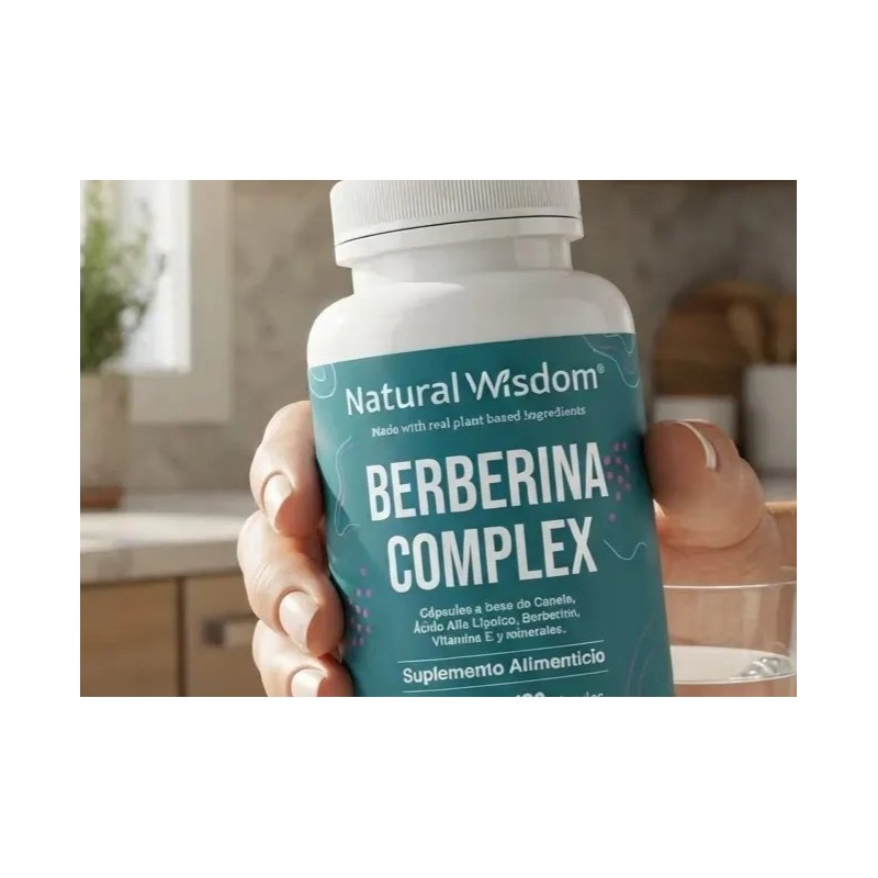 Berberina Complex 180 Caps Apoyo al Bienestar General y Metabólico