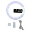 Innovative Modern Style LED Wall Clock Home Decoration with Alarm