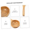 iplusmile Wood Water Scoop Ergonomic Kitchen Ladle Convenient for Home