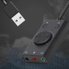 Wendry External Sound Card, USB Audio Adapter External Stereo Sound