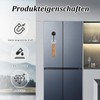 Biliant Pack of 4 Magnetic Hooks, Extra Strong, Black Neodymium