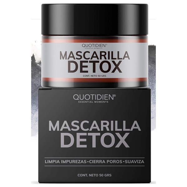 Mascarilla Facial Detox de Carbón Activado - Limpieza Profunda -