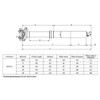EXA Form 860i 31.6mm Suspension Dropper Post with Lever Kit,