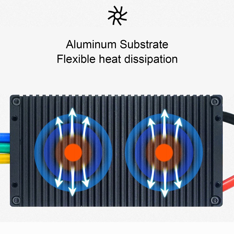 Brushless Motor Controller Aluminum Alloy ESC Electric Robot Scooter Speed