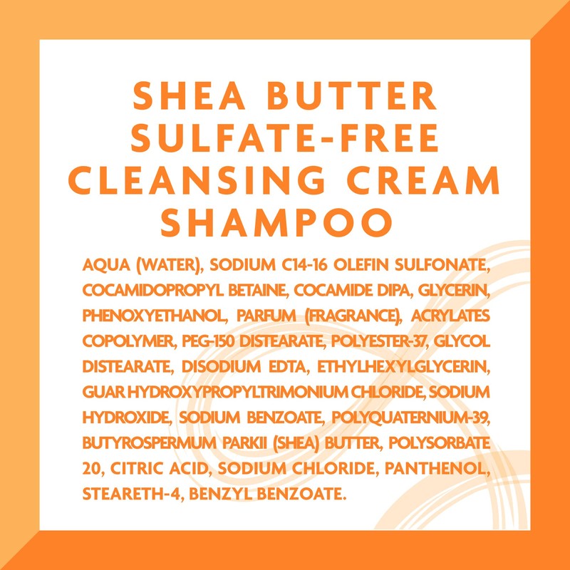 Cantu Shea Butter Natural Hair Cleansing Cream Shampoo - 25oz,