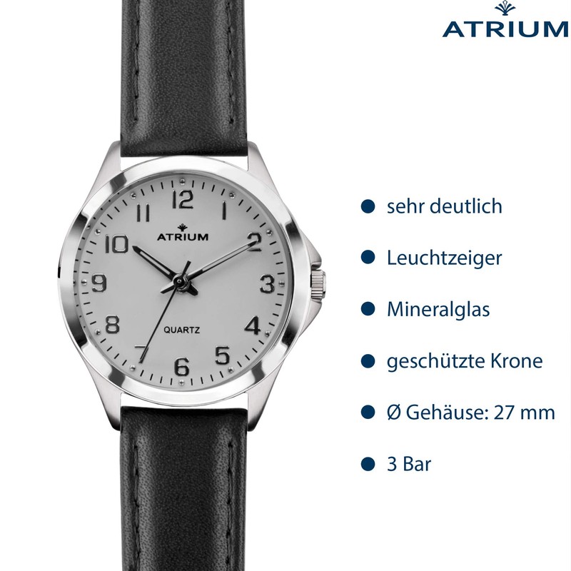 Atrium A11-10 Women's Watch Classic Very Clear Silver Analogue Quartz