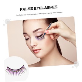 Mikinona 5pairs False Lashes Exaggeration Eyelashes Fake Lashes for Dance Stage Performance Stage