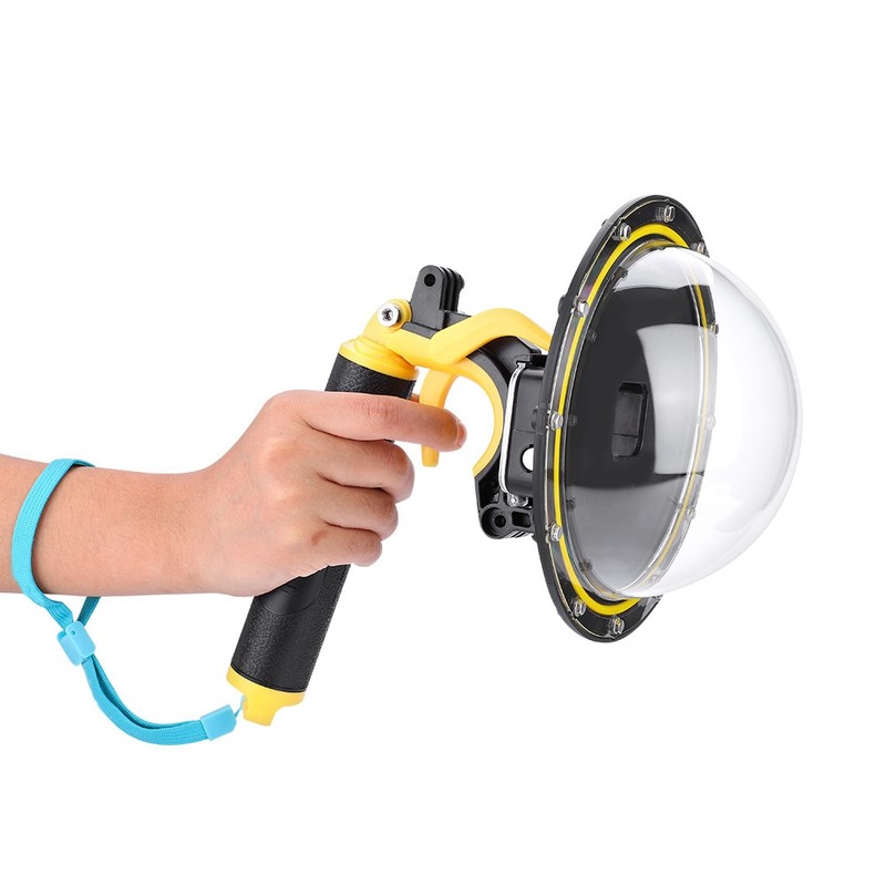 TELESIN Professional Dome Port Waterproof Case Housing for GoPro Hero