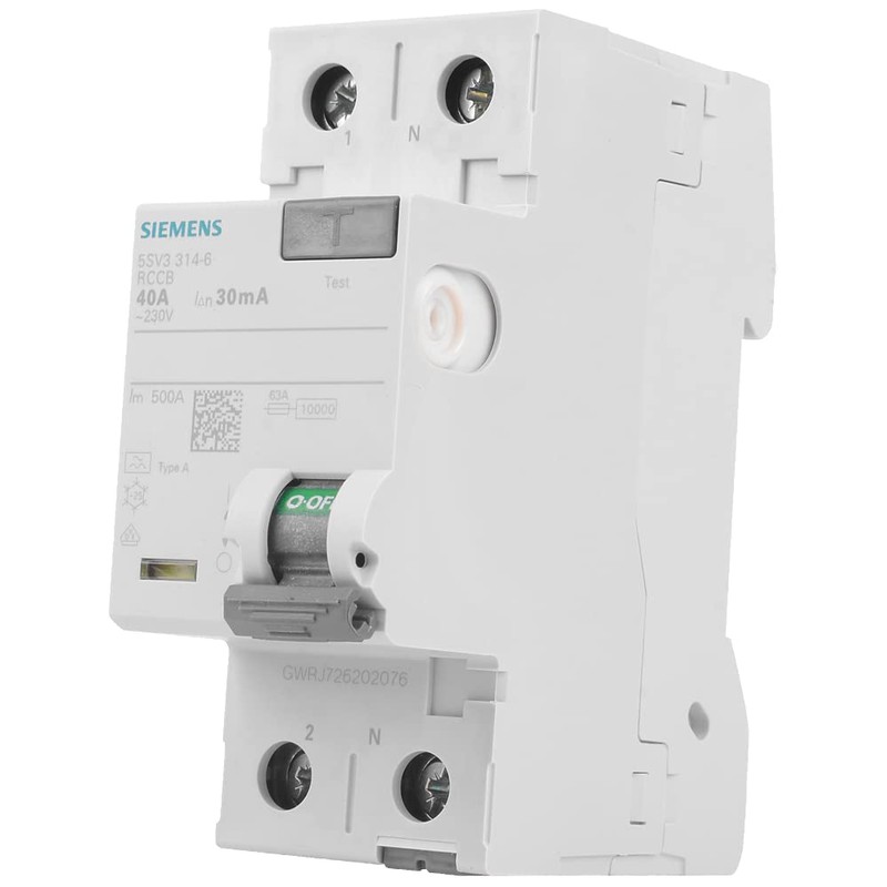 Siemens 5SV – class a Differential Switch 2-Pole 40 A