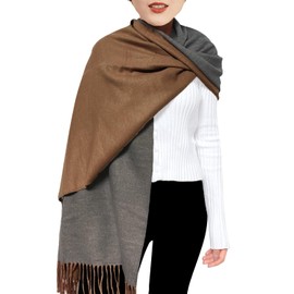 ehsbuy Cashmere Scarfs For Women Soft Pashmina Shawls And Wraps Reversible Long Large Winter Warm Thick Ladies Scarves With Tassel For Weddings Womens Gifts