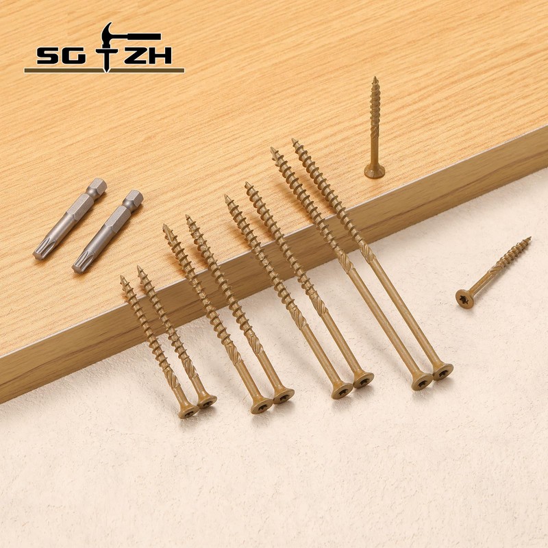 SG TZH #8 x 1 Inch Deck Screws (470Pcs) 2lb.