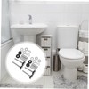 Gadpiparty 4pcs Toilet Tank Screw Durable Fixing Bolts with Washers
