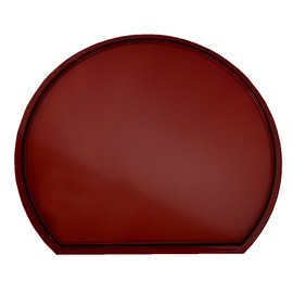 花光 両面使える 和風両面膳 半月タイプ トレー 36×32cm