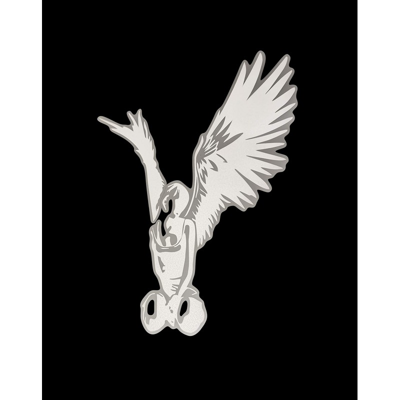 White Angel Sticker Decal Car Motorcycle Lovely Decoration