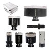 Diamond Core Drill Bits Set -7 pcs (25/35/50/65/100mm+25mm Finger Milling