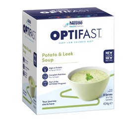 Optifast VLCD Potato & Leek Soup 53g X 8