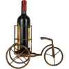 LIVEVIE Classic Vintage Bike Delivery Style Wine Rack Freestanding Single