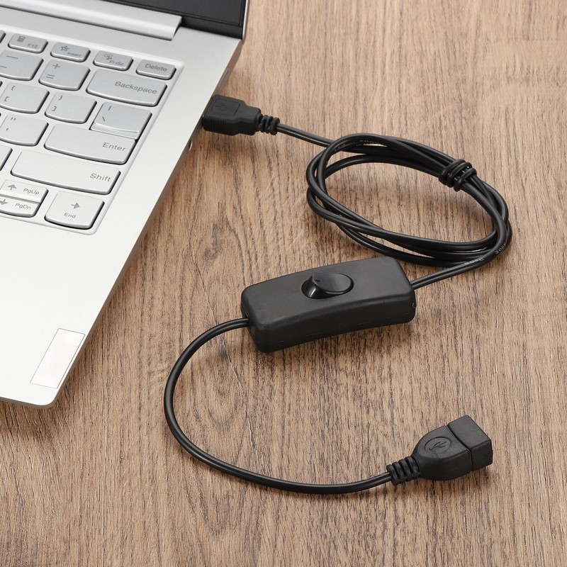 MECCANIXITY USB Extension Cable with ON/Off Toggle Switch 2m USB