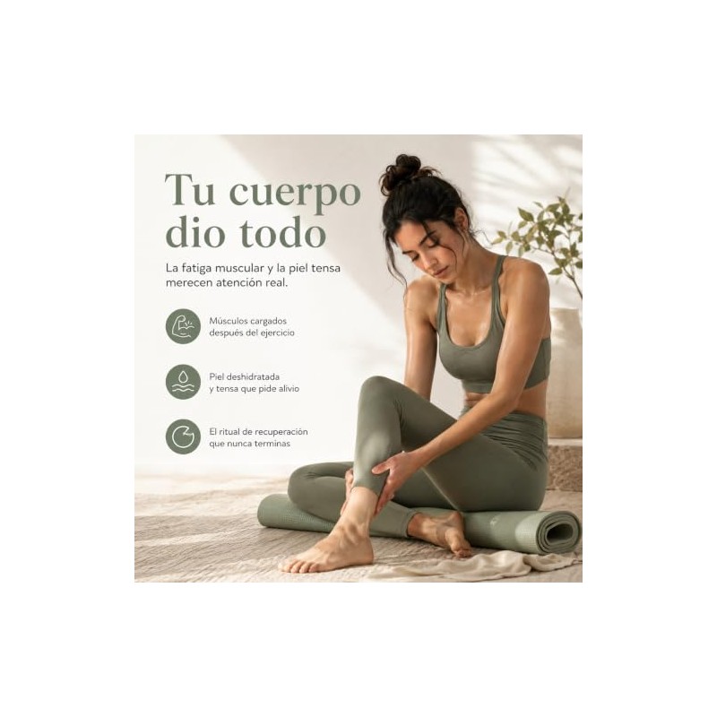Aceite Corporal Botánico Tlali Apress Workout 250ml Masaje Post Entrenamiento