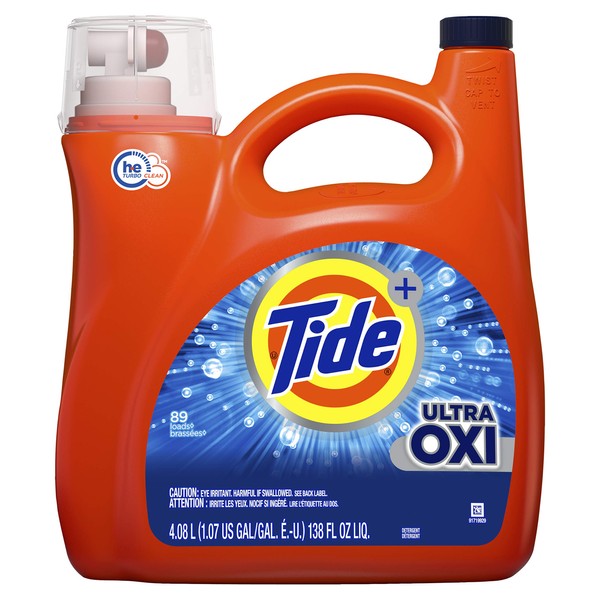Tide Ultra Oxi Liquid Laundry Detergent - 138oz