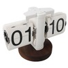 Flip Desk Clock Retro Single Sided Battery Powered Retro Vintage