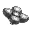 Electric Beard Shaver 5 Blade Rotating Head Waterproof Accessory Replacement
