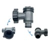 Hnemix Plunger Valve for Above Ground Pools,1.55 in Connection,1800 GPH