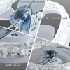 diisunbihuo 20" Modern LED Ceiling Fan with Lights and Remote,